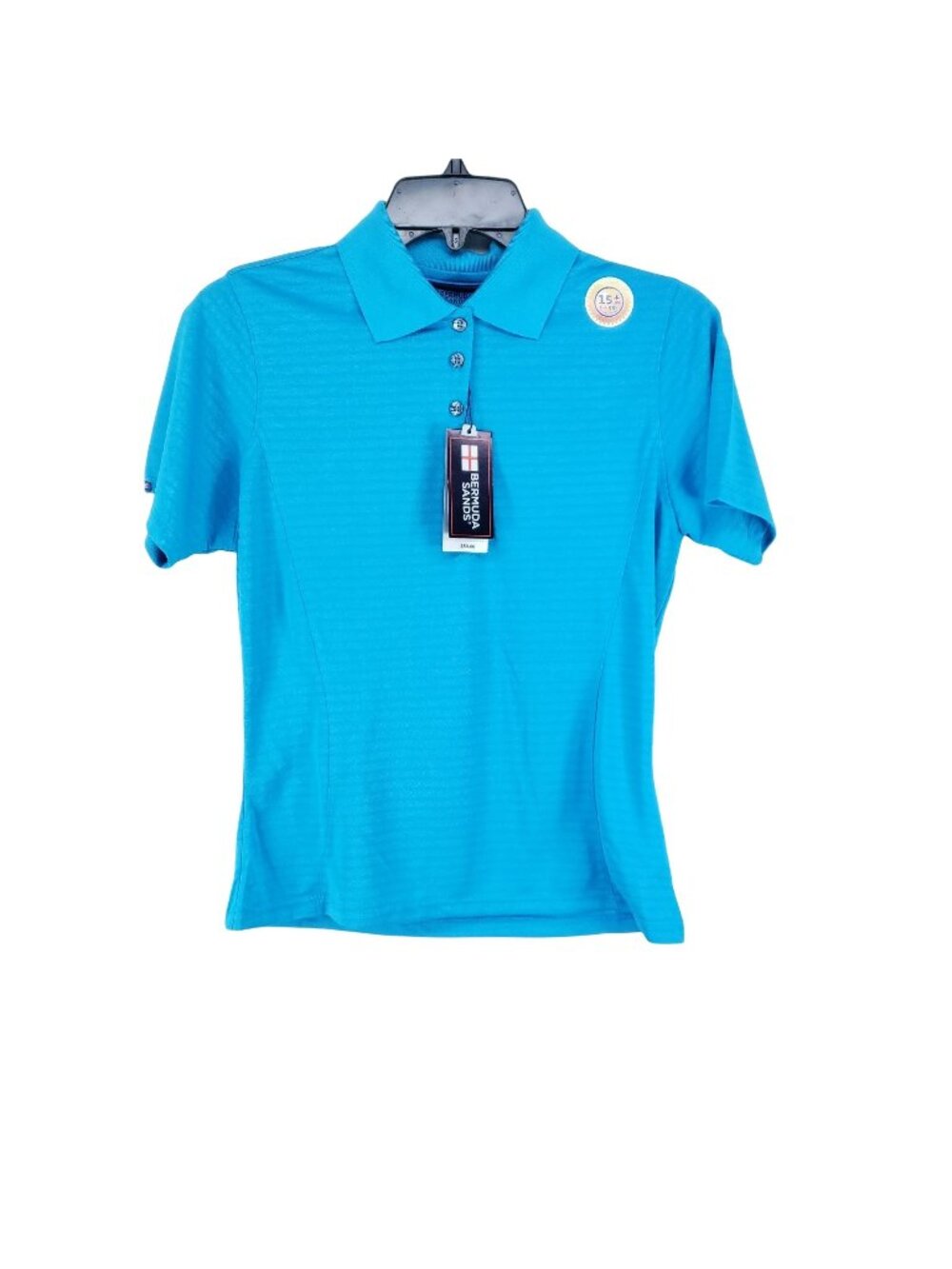Bermuda Sands Golf Polo Women's Size XS Turquoise Wickaway